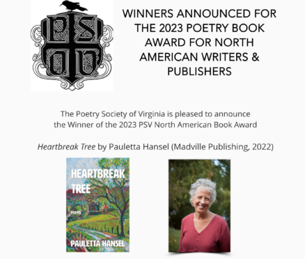 Winners announced for the 2023 Poetry Book Award for North American Writers & Publishers