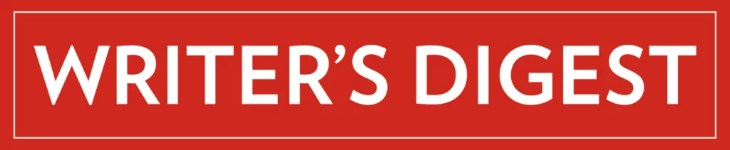 Writer's Digest - logo with white text on a red rectangular background