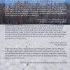 Back cover of Lisa J. Parker's new poetry collection, The Parting Glass. Blurbs superimposed over a photo of snow with trees and sky in the background