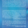 Back cover for Catherine Hamrick's poetry collection, THE TEARS OF THINGS. It has white text over a blurry blue background. The text is the same as that on the webpage under "Praise for..."