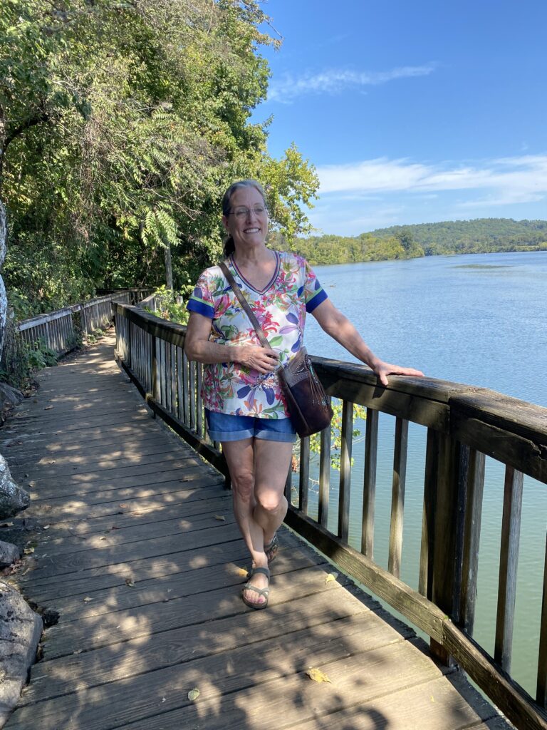 Kim at Ijams Nature Preserve in Knoxville