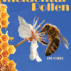 Incidental Pollen: Poems by Ellen Austin-Li. Cover has bright yellow letters superimposed over a bee sampling an apple blossom in sharp silhouette. The left spine is composed of honey comb. a blue sky is the background for the rest.